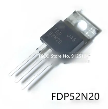 

FDP52N20 100%new original 1piece Mosfte N-CH 52A 200V