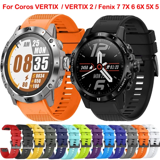 Coros vertix 2用シリコンウォッチバンド,ガーミンフェニックス7 Coros vertix 2用シリコンウォッチバンド,ガーミンフェニックス7