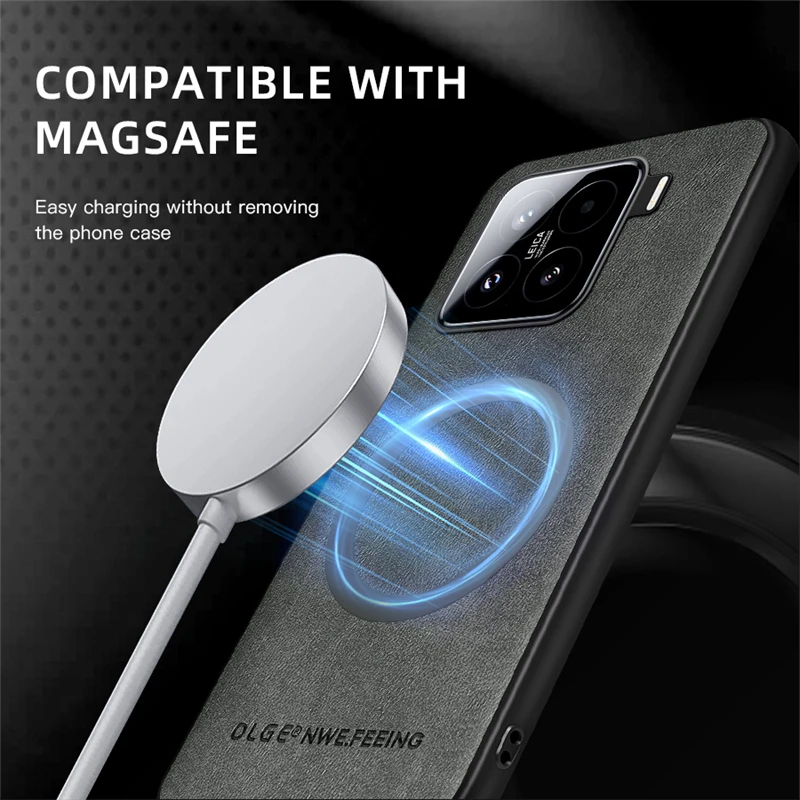 Leather Magnetic Phone Case