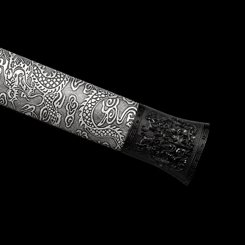Zhmyyxgs Sword Chinese Kungfu Broad Sword Dao Sword Spring Steel Sharp Qing Knife