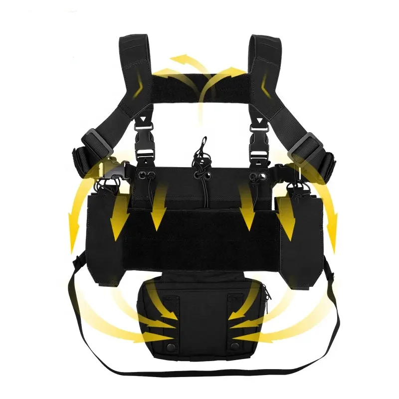 Tactical Chest Vest Magazine Pouch Adjustable Detachable Laser-cutting Molle Modular airsoft tactical vest,tactical vest