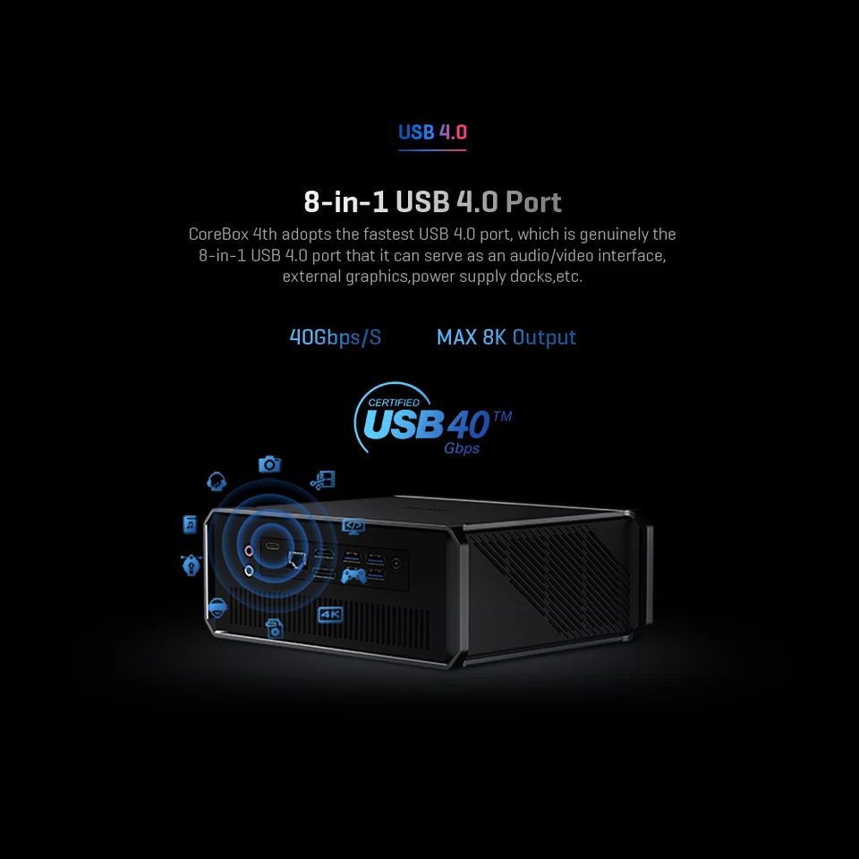 CHUWI CoreBox 4th Intel Core I3-1215U Intel UHD Graphics 8K 
