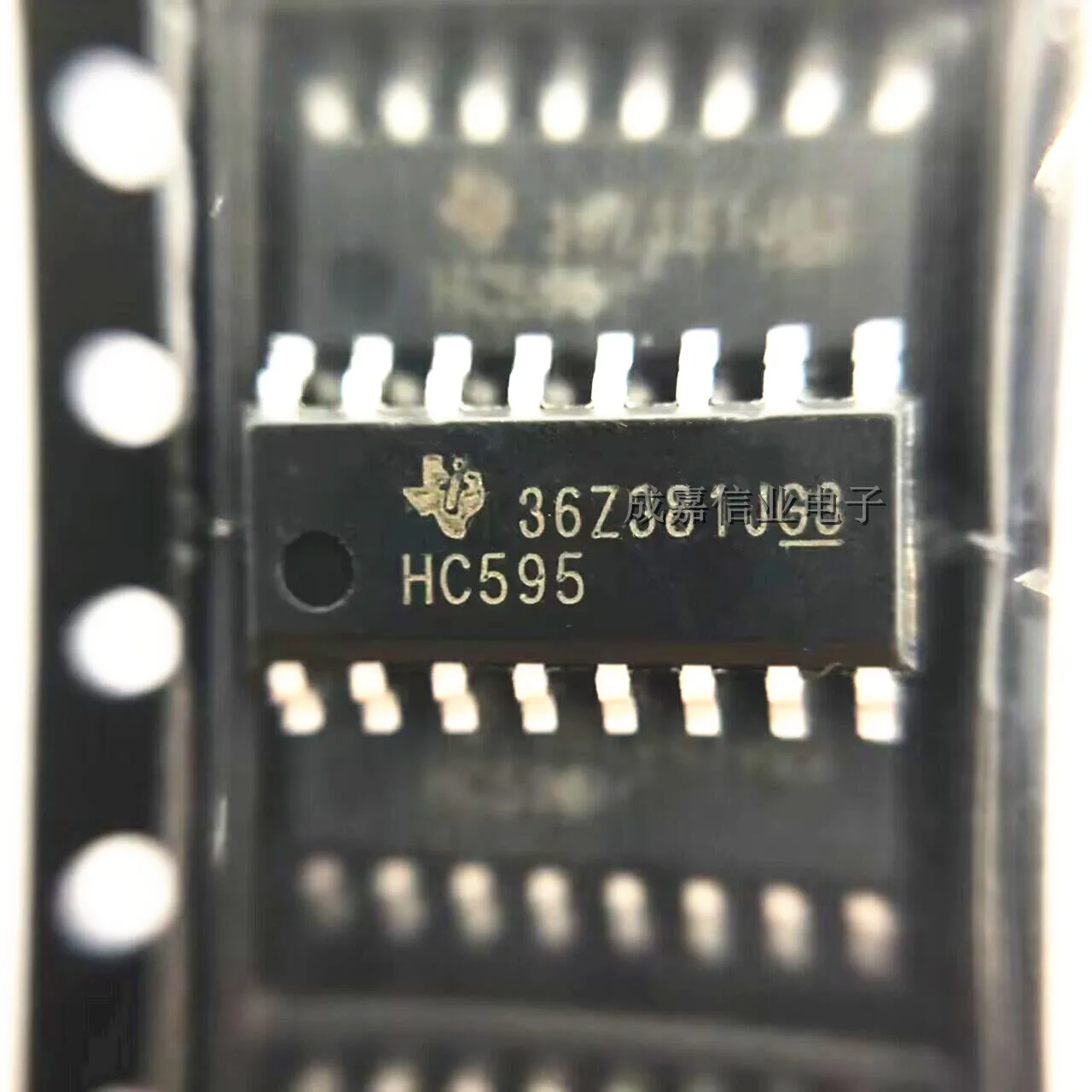 10 шт./лот SN74HC595DR SOP-16 маркировка; HC595 переключатель один 8-битный серийный для серийной/параллельной 16-контактной
