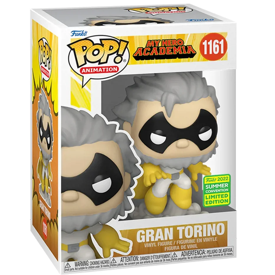 thumbnail image 2 of Funko POP My Hero Academia GRAN TORINO 1161# Figura de acción de vinilo Muñeca Modelo Juguetes Convención de verano Decoración Regalos Juguetes para niños, 2 of 5