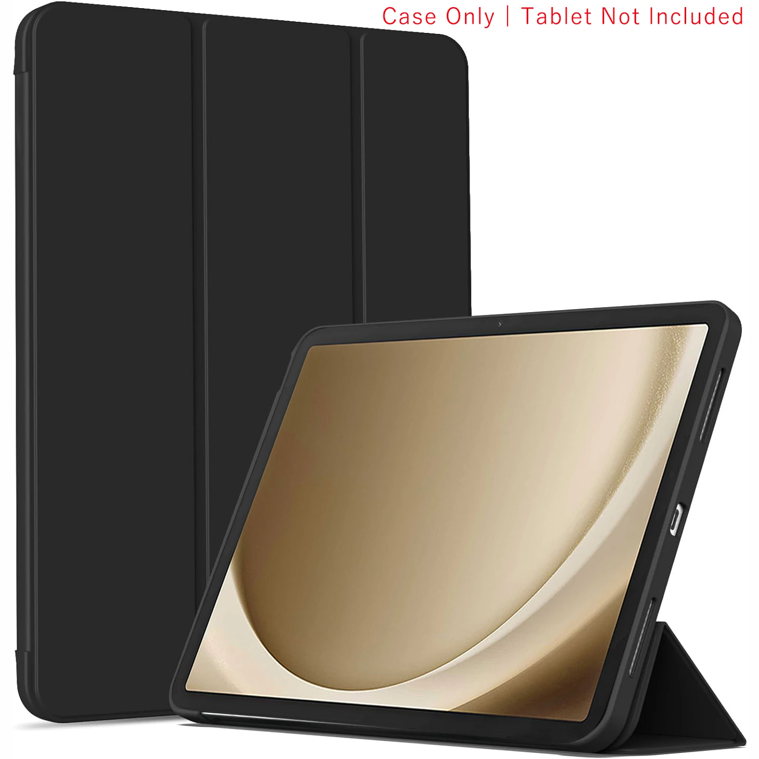 Tri-Fold Flip Case Magnetic Stand PU Leather Protective Cover