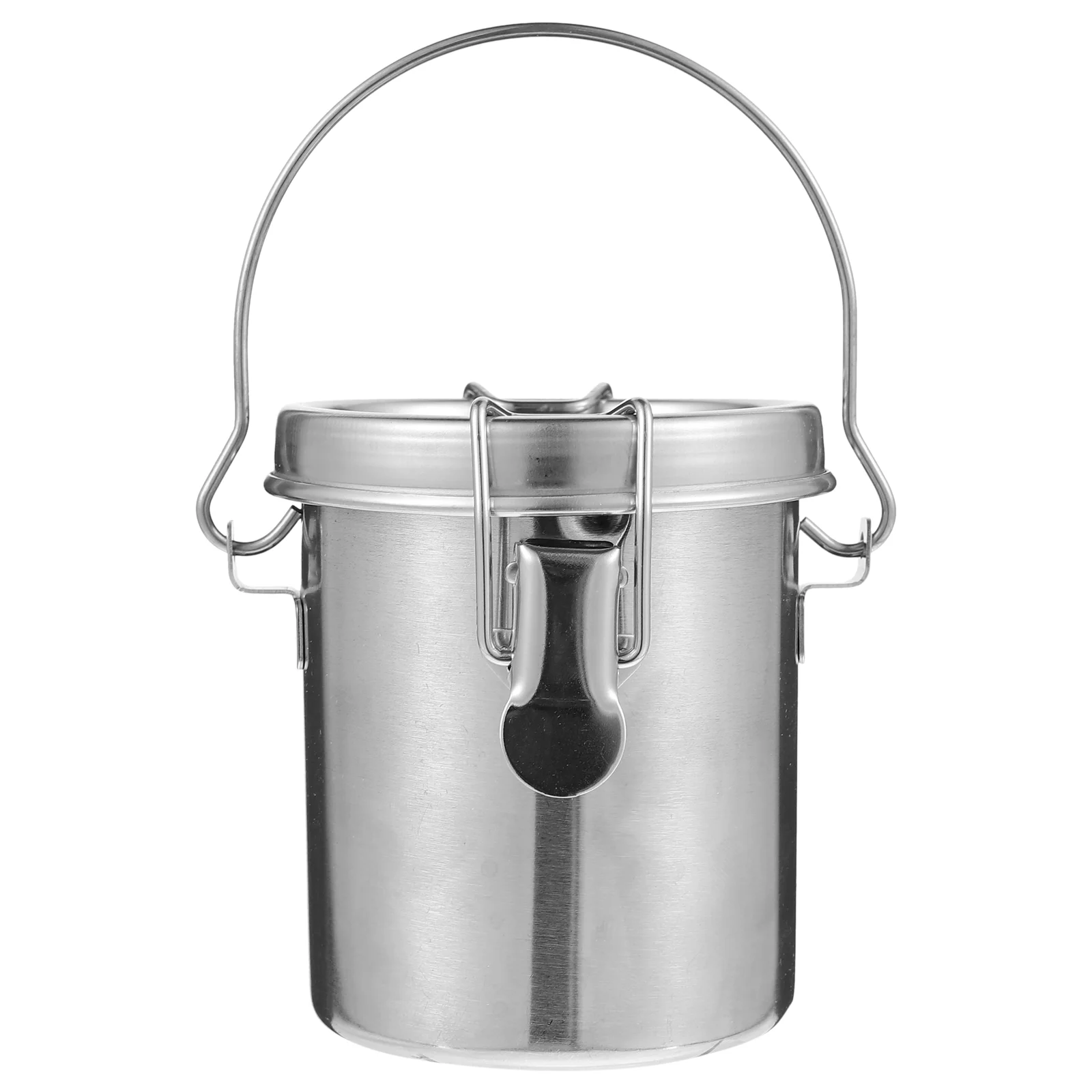 

1pc Stainless Steel Painting Brush Washing Bucket Premium Painting Oiler With Lid