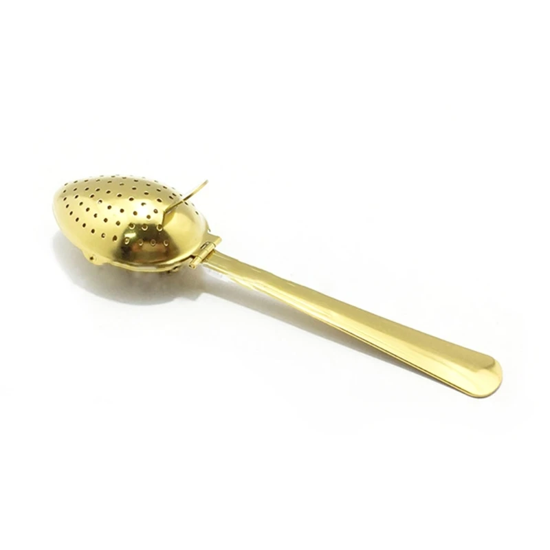 Tea Infuser Strainer Filter Portable Stainless Steel Reusable Interval Diffuser Partition Spoon