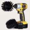 3Pcs/Set Electric Scrubber Brush Drill Brush Kit Plastic Round Cleaning Brush For Carpet Glass Car Tires Nylon Brushes 6