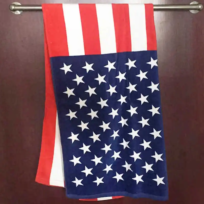 Microfiber Beach Towel USA Flag Design Bath Towel For Adults 70x150cm Quick Drying Super Absorbent Sport Towels Gym Washcloth