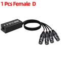 1 Pcs Female D