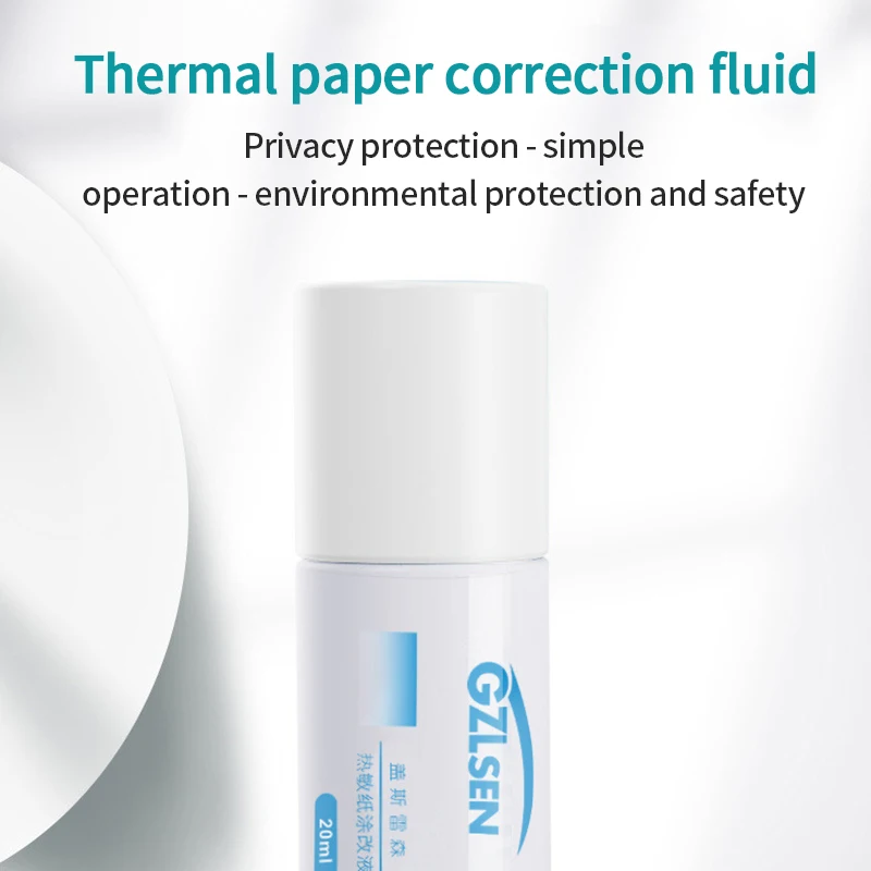 Thermal Paper Correction Fluid 1PCS Fast-Drying Anti Peep Identity Information ID Info Privacy Protector Quick Eraser