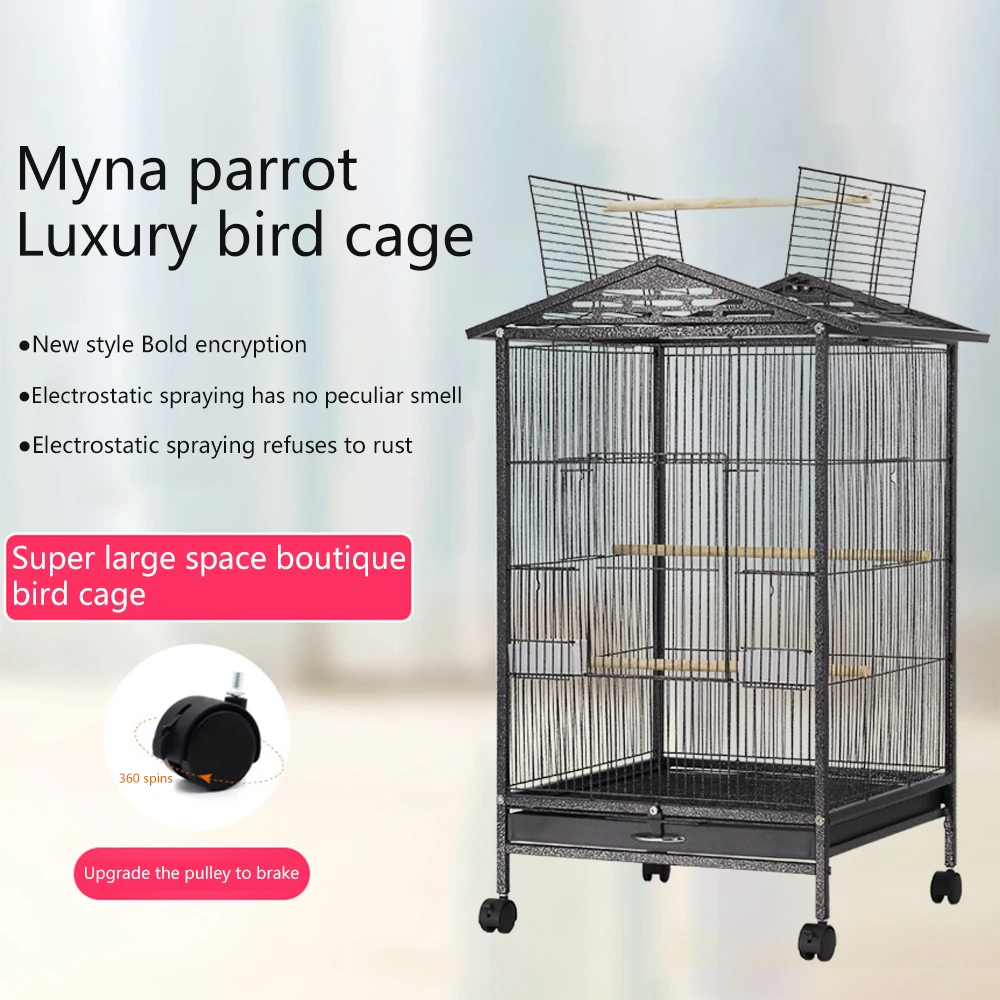 Beste Becs Fonott birdcages majd Lombosmohák birdhouse Fehérítőszer Messzemenő Sejt Öntözés být Rozsdamentes Acél Romlott nyelv basketing cages