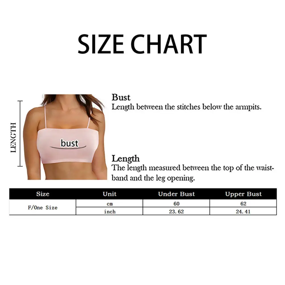 women lingerie bra Sexy Push Up Ice Silk Crop Top Seamless Sling Tube Top Sleeveless Camisole Underwear Ladies Intimates Bralette