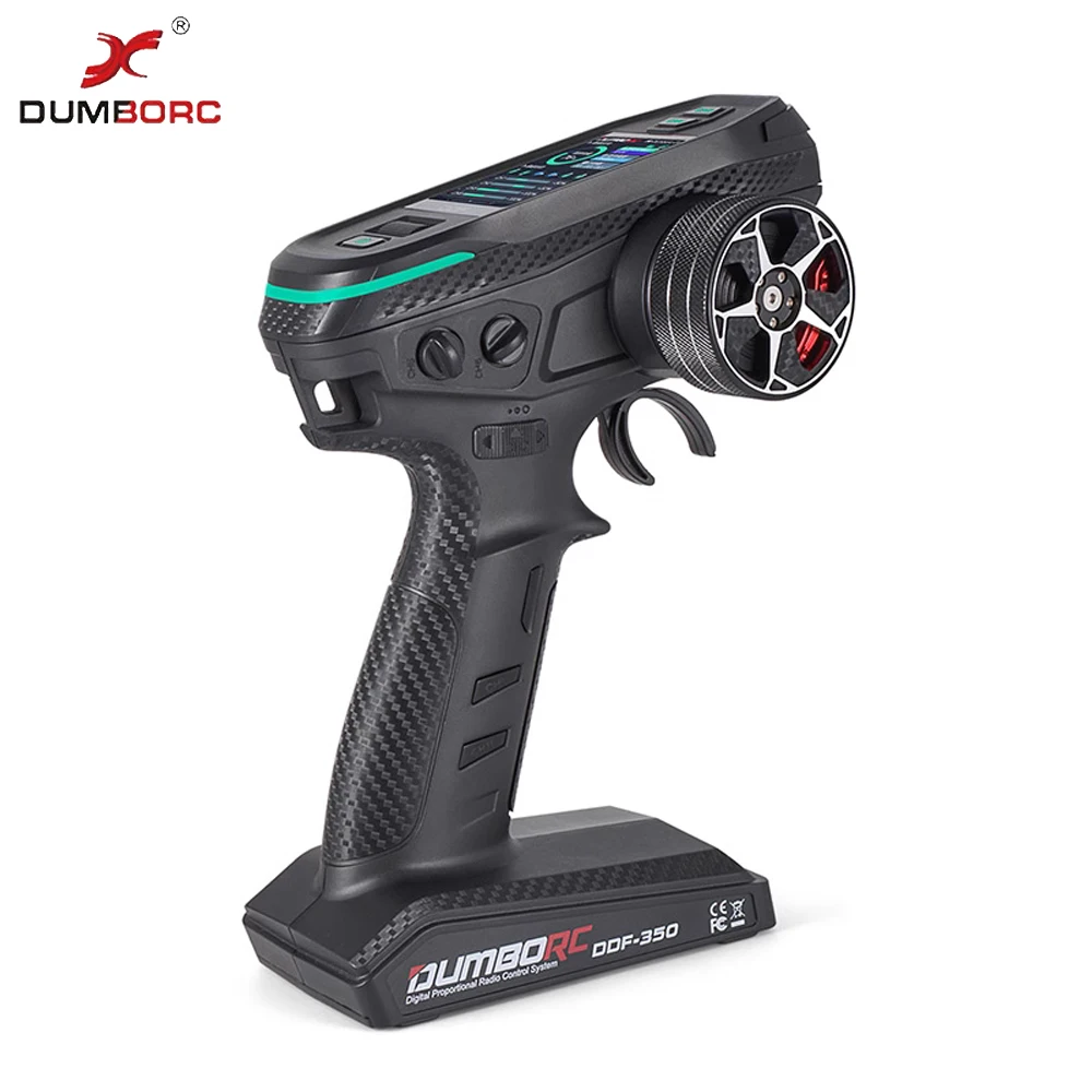 DUMBORC DDF-350 2.4Ghz 10CH RC Radio Transmitter X10F/ X10F(G) Gyro Receiver For 1/5 1/8 1/10 1/12 RC Car Truck Boat Tank
