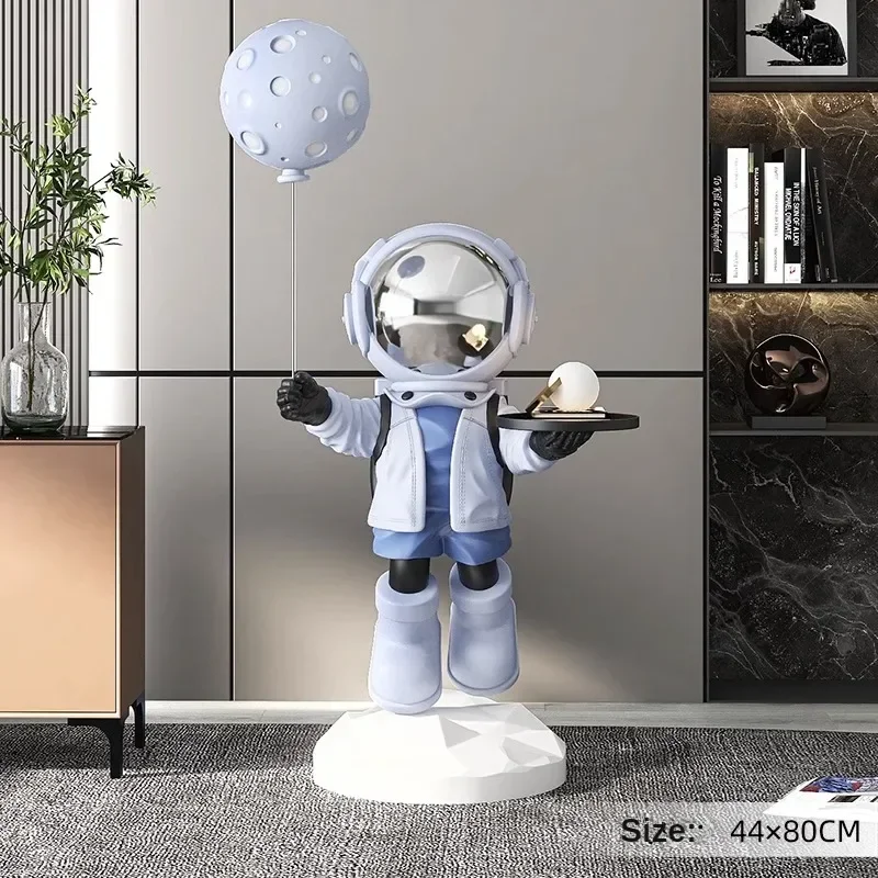 Large Astronaut Astronaut Floor-standing Ornaments, Opening Gifts, Lamps, Home TV Cabinets, Light Luxury Decorations 6