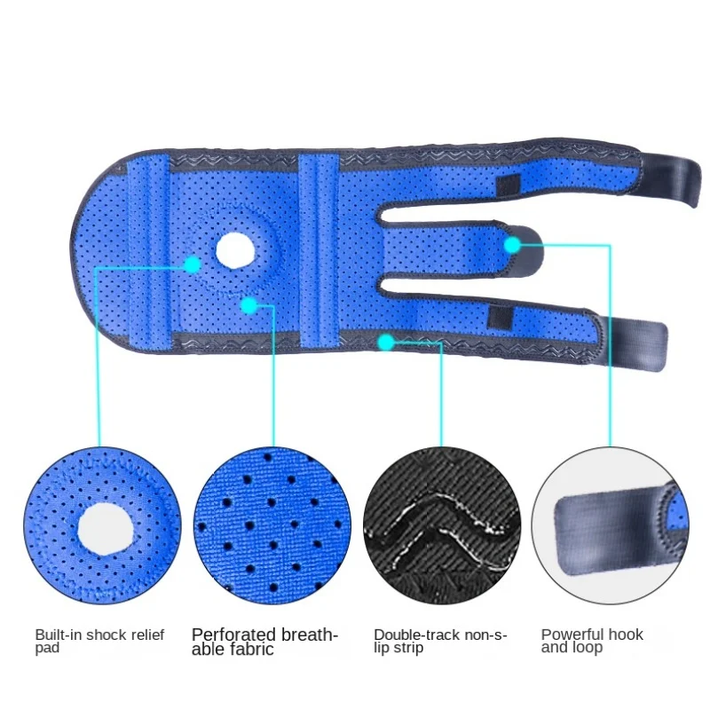 1PCS Adjustable Knee Braces with Side Stabilizers Patella Pads Anti Slip Knee Support for Joint Recovery Injury Prevention