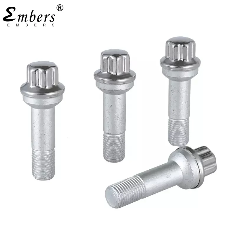 Pernos WheelPartsDirect Vauxhall Tornillos De Rueda De Bloqueo Negros 12x1.5 Para Vauxhall Corsa VXR 2007-2014 - Seguridad Extra Para Tus Llantas Tuercas De Bloqueo Para Corsa VXR