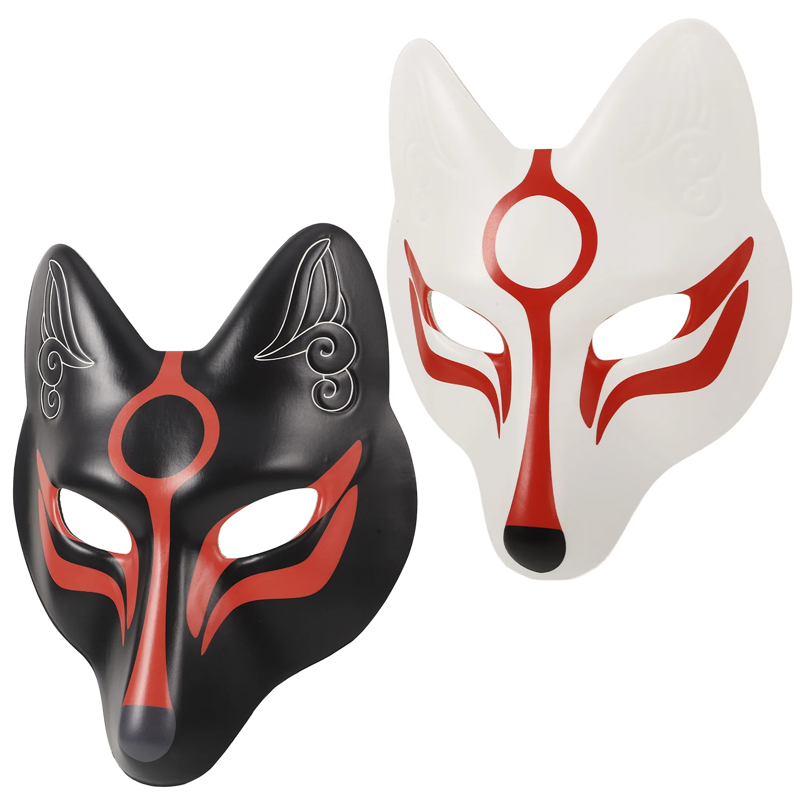 

Party Decorative Masks Stage Performance Props Masks (Black White)