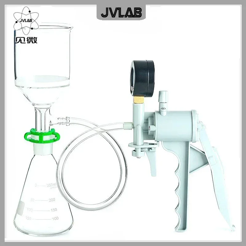 Manual Vacuum Pump Portable Handheld Laboratory Repairable Pump for Vacuum Filtration Apparatus manual vacuum pump