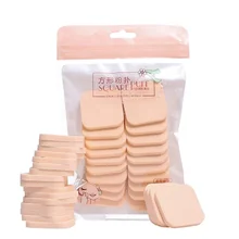 

20pcs/pack Cosmetic Puffs Makeup Sponge for Powder Foundation Concealer BB Cream Beauty Tool Wet Dry Makeup Remover Pads
