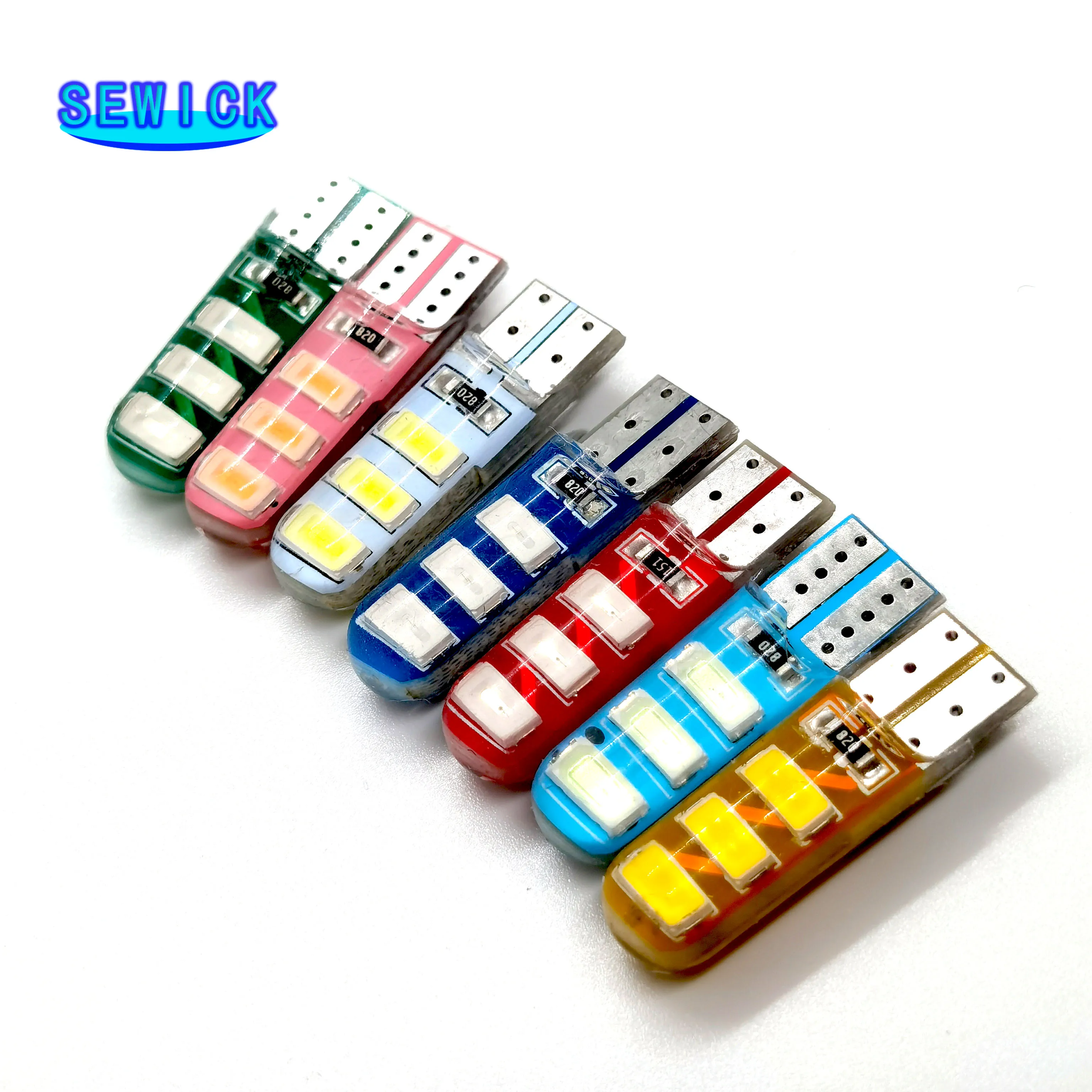 LED W5W T10 194 168 W5W COB 6SMD  , ڵ  Ŭ , Ǹī   ̼ , 100 