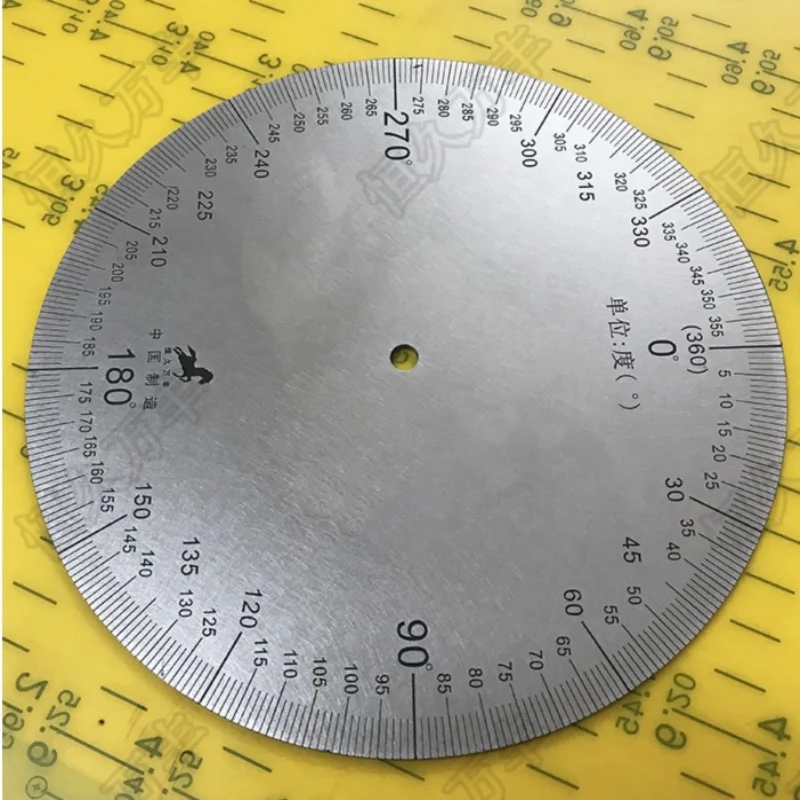 

Outer diameter: 160mm Dial Stainless Steel Disc Clockwise Disc Round Tool 160 # 6 # 2