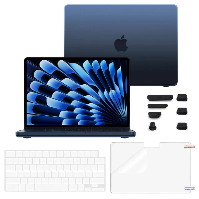 Laptop Case Compatible for MacBook Air 13.6 inch Case M4 M3 M2 2025 2024-2022 Release Model A3240 A3113 A2681