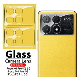 2 - Pack 3D Lens Tempered Glass Camera Screen Protector - Poco Y8 (Clear - 2pcs)