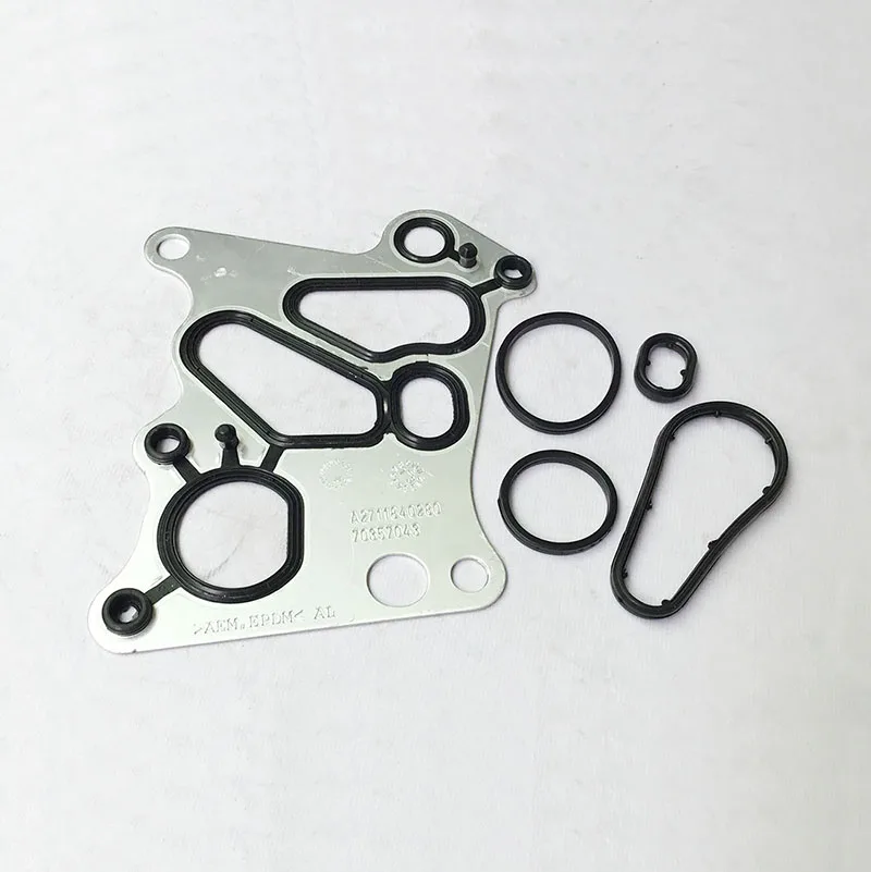 Oil Cooler Gasket For Mercedes Benz W203 W204 W211 W212 M271 Oil Cooler Gasket 2711840280
