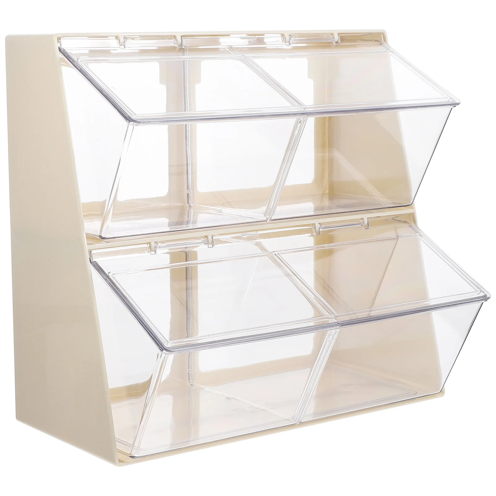 

Transparent Acrylic Coffee Capsule Storage Rack Tea Organizer For Bags Household