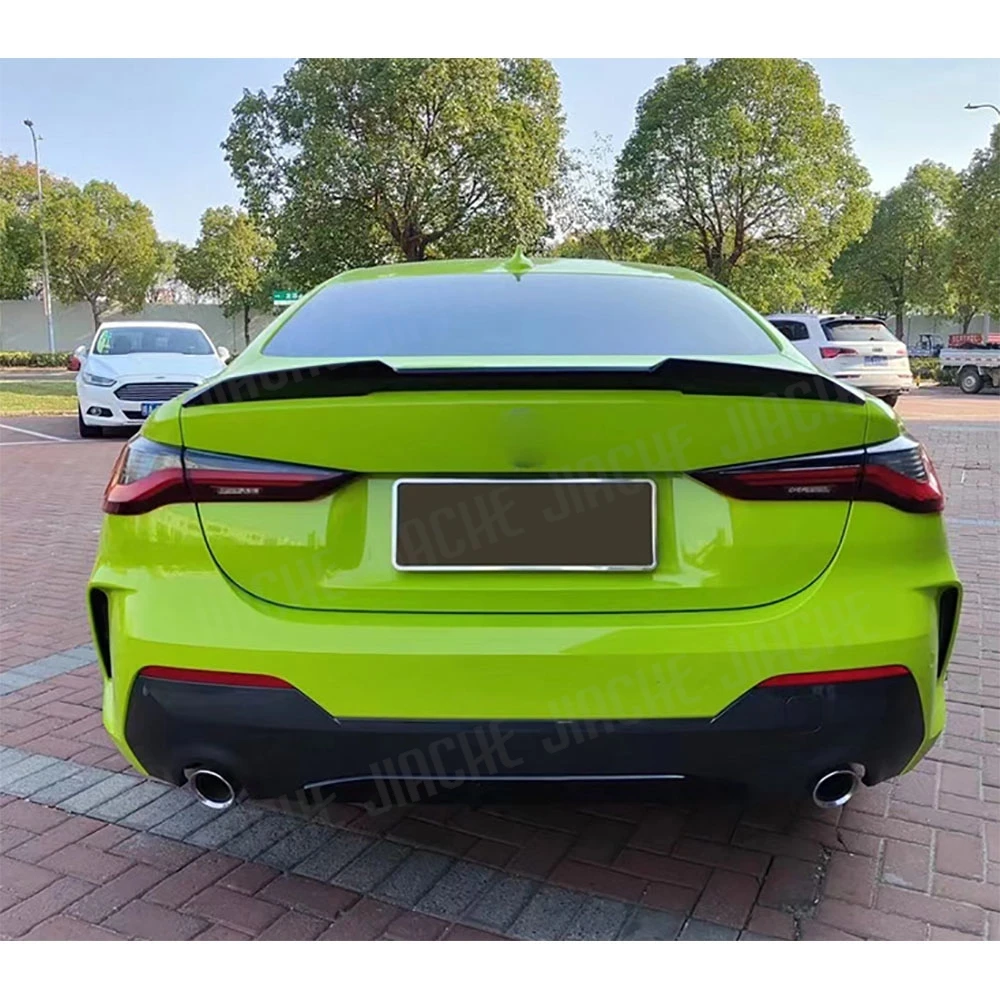 ABS 카본 룩 리어 트렁크 스포일러 윙 바디킷, 컨버터블 글로스 블랙 아님, BMW 4 시리즈 G22 G82 M4 쿠페 2020