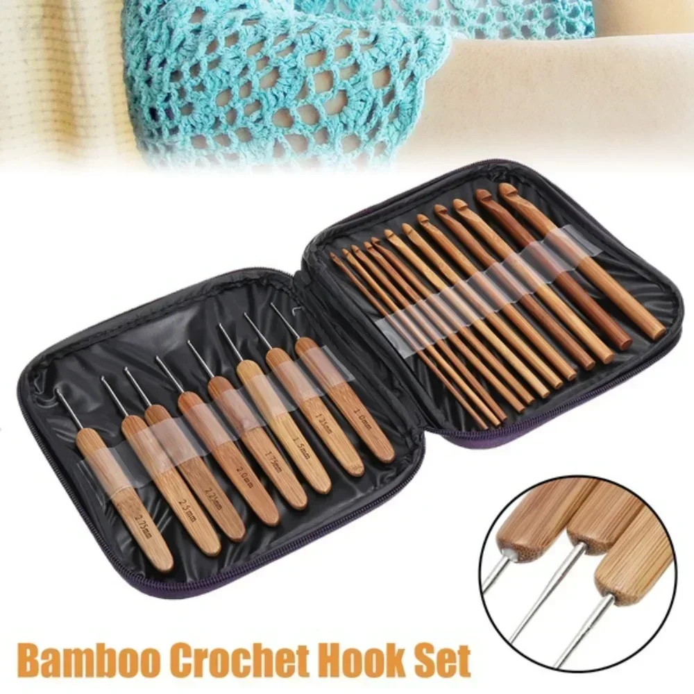 Delysia King Bamboo Crochet Hoot Set crochet kit crochet hooks