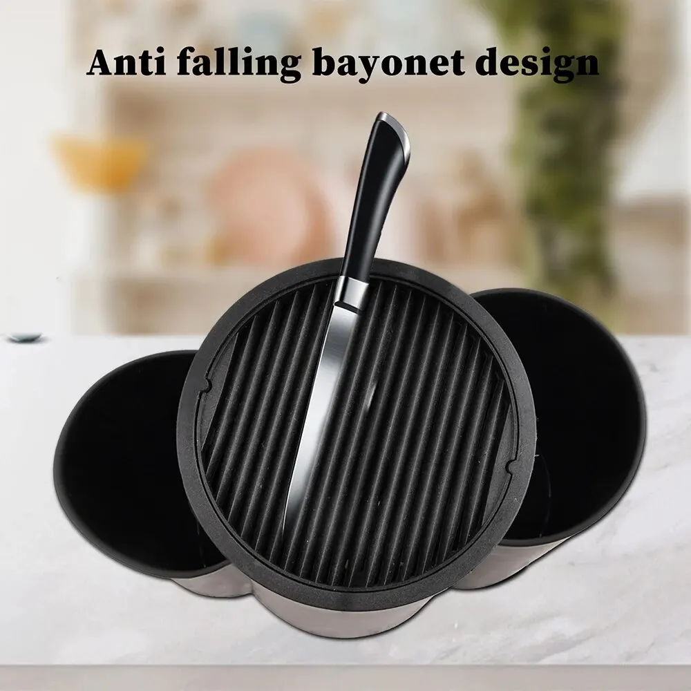 Knife Holder 3-in-1 Universal Kitchen Utensil Rack Combined Dryer