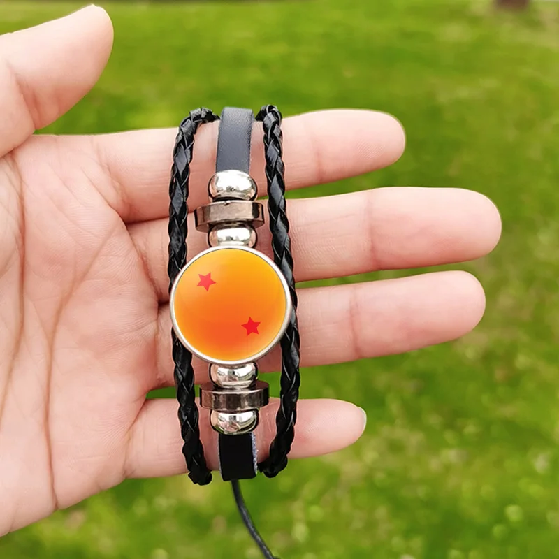 男性用7つ星ブレスレット,ドラゴンボール,日本のアニメ,パンク