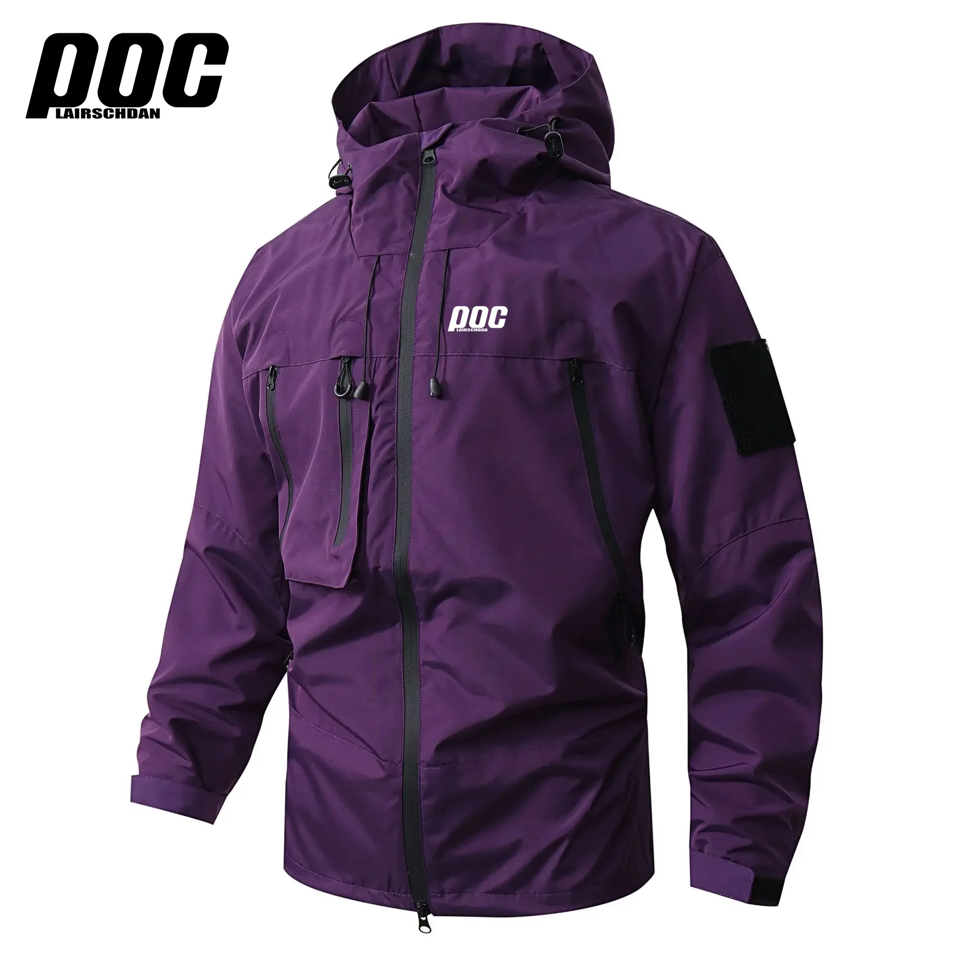 LAIRSCHDAN POC Winter Cycling Shirt Men's Thermal Fleece Long Sleeve Mountain Bike Riding Apparel Ropa Ciclismo Bike Jacket