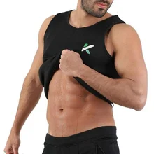 

Men's Shaper Wear Sports Vest Large Size Neoprene Extremely Fast Wicking Abdomen Diving Fabric Fit Corset Sauna Suit Fitness