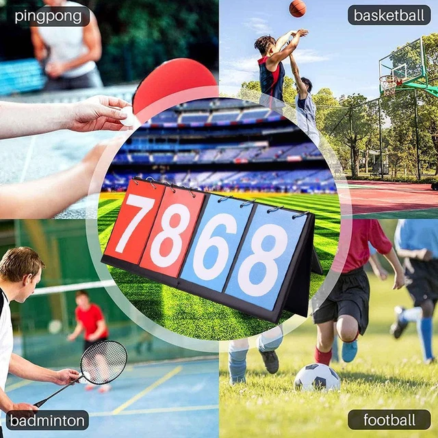 Digit Scoreboard Number School Sports Competition Replacement Cards for  Basketball Football Badminton Volleyball Table Tennis - AliExpress