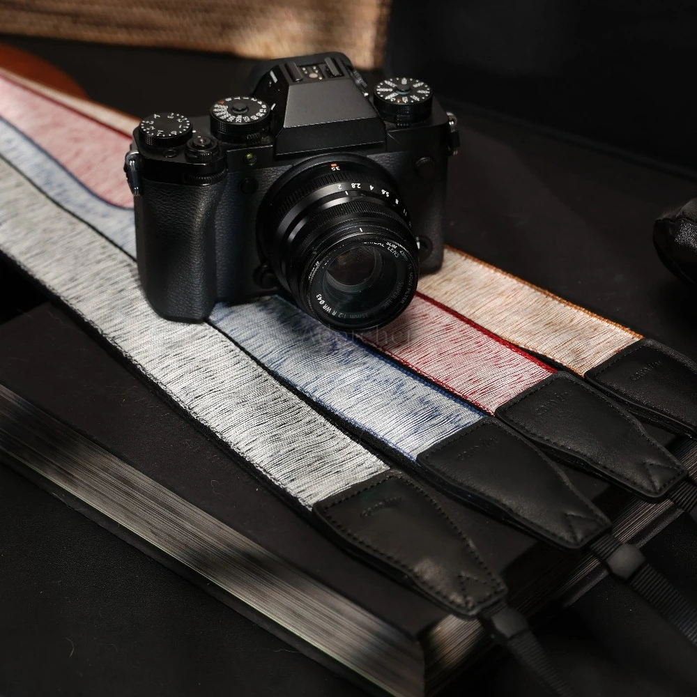 DSLR 카메라에 적합 마이크로 단일 사진 자수 시리즈 민족 스타일 조정 가능한 카메라 어깨 목 스트랩
