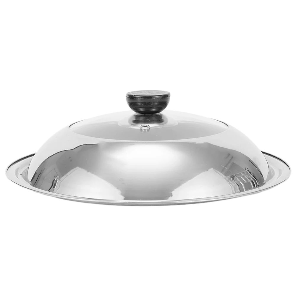 

Wok Lid Pot Lid Combined Vegetable Cover 34CM Kitchen Supplies Pot Lid Stainless Steel 28CM 30CM Kitchen Tools