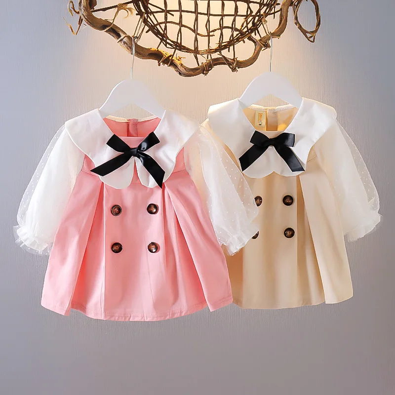 

Платье для девочек, весна и осень, платье в западном стиле для маленьких девочек, детская юбка, платья для девочек с цветами