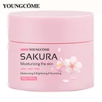 Crème à l'essence Sakura, hydratant pour le visage aux fleurs de cerisier pour peaux sèches et rugueuses, Anti-vieillissement, Lifting du visage, réparation nourrissante au collagène 1