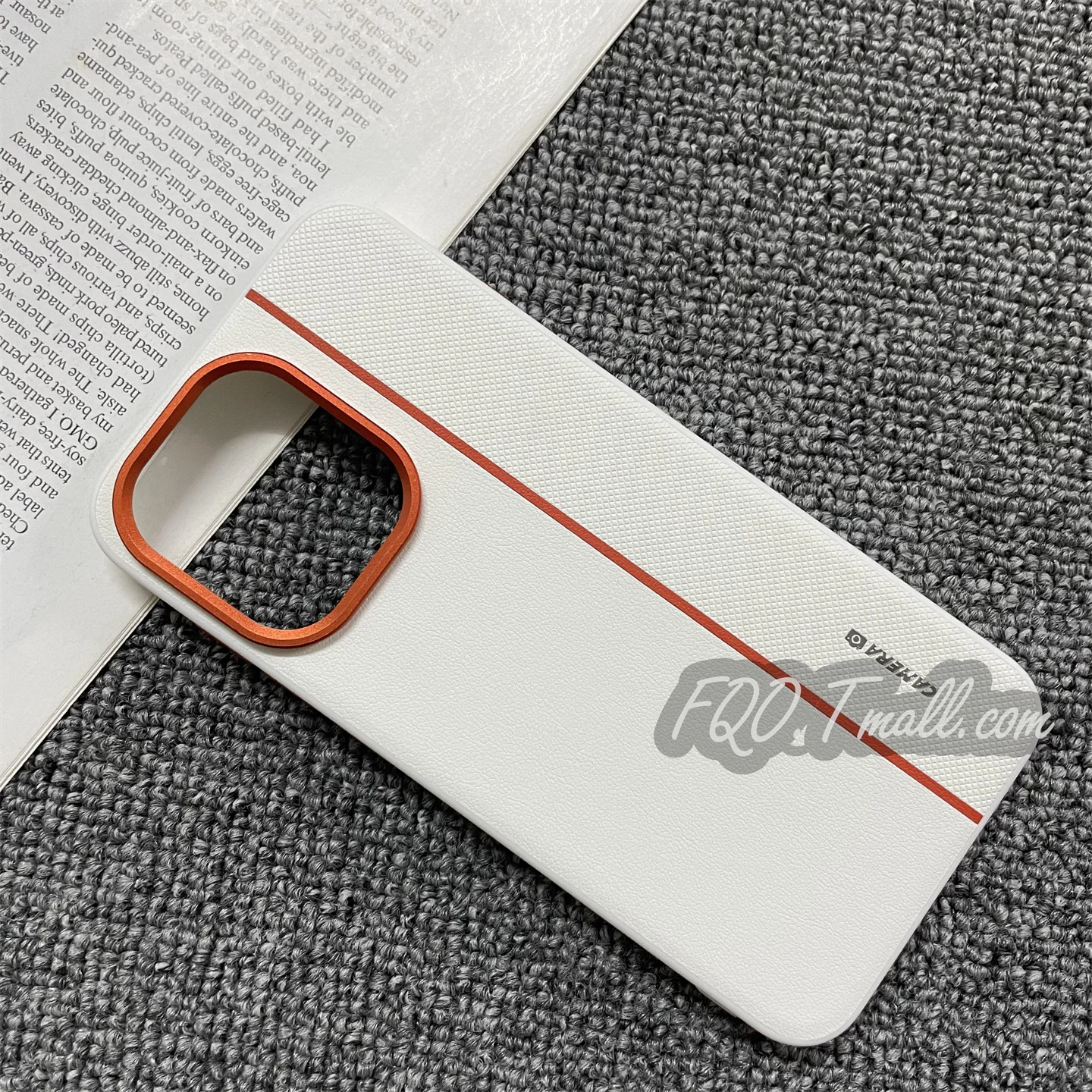 Fashion PU Leather Skin Anti-Fall Protective Phone Back Cover Case - Elegant Shell Bumper