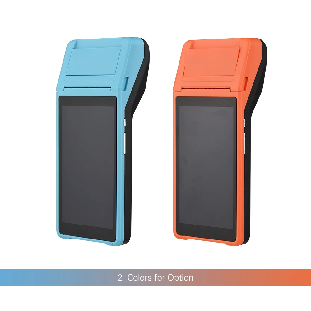 New Handheld PDA Printer Smart POS Terminal Wireless Portable Printers Intelligent Payment Terminal Function BT/ WiFi/ USB OTG