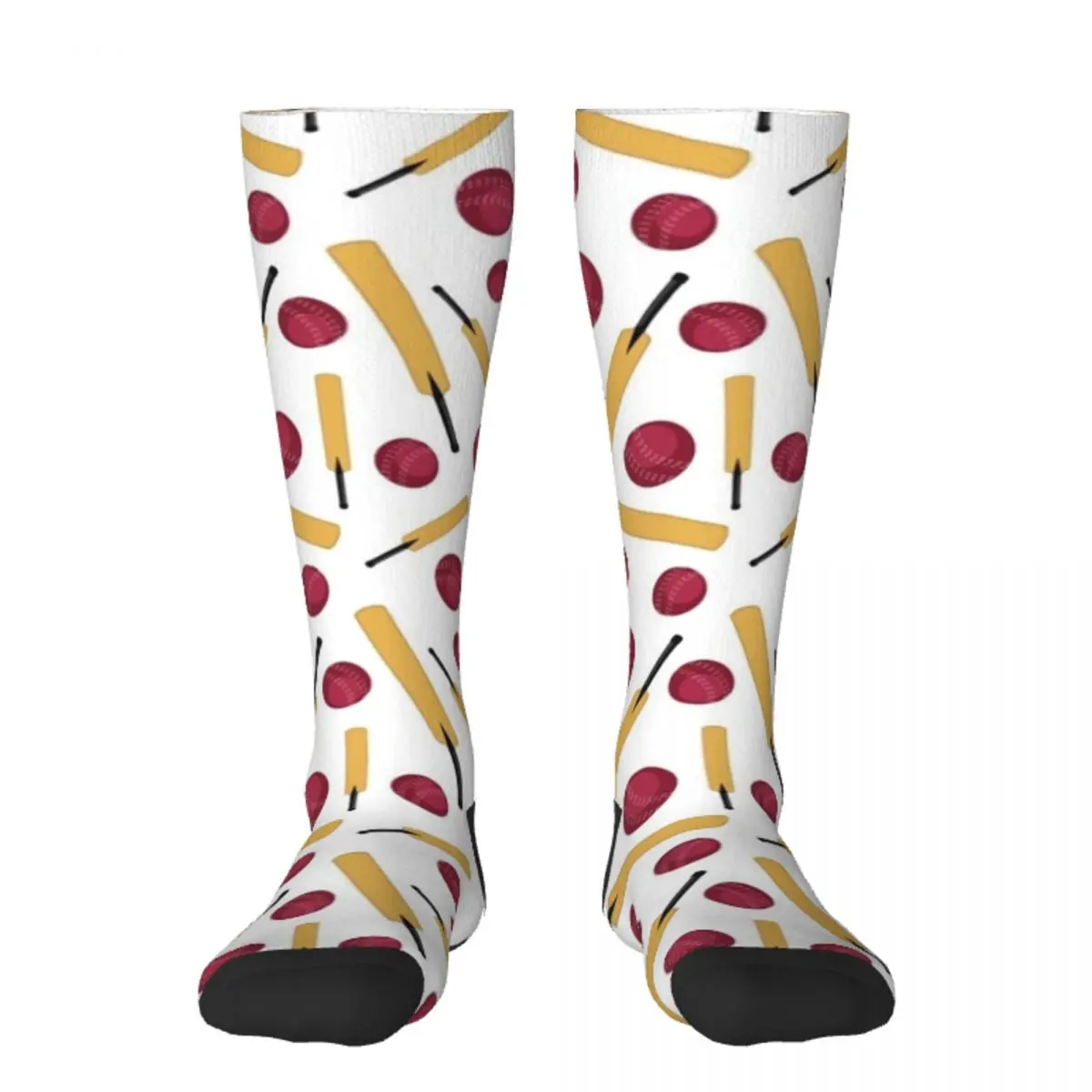 

Носки для крикета, летучие мыши и мячики с рисунком, японская мода, Летние Рождественские мужские носки для женщин