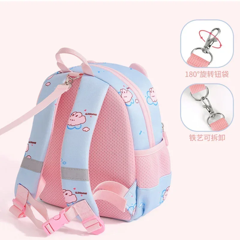 Cute Brown Bear School Bags For Boys Cartoon Rabbit Kids Bag For Girls Kawaii Backpack Kindergarten Children Schoolbag Sac A Dos 3