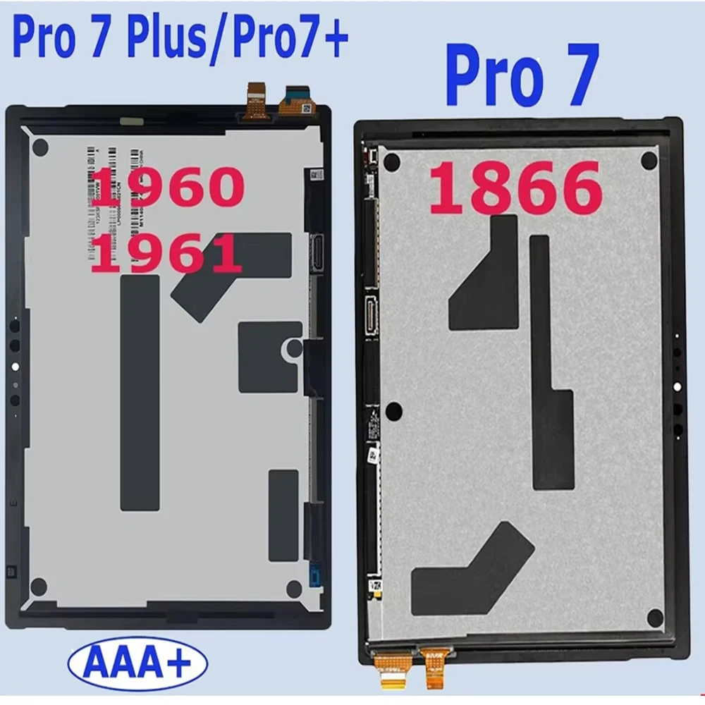 Écran Tactile Compatible Microsoft Surface Pro 7+ Plus 1960/1961 - 12,3" 2736x1824 - Neuf Grade A - Garantie 3 Mois