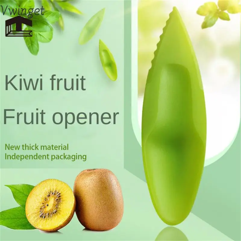 Set Di Plastica Kiwi Cucchiaio 11.5*3Cm 2 In 1 Kiwi Dig Cucchiaio Scoop Candy Color Fruit Knife Affettatrice Pelapatate Cutter