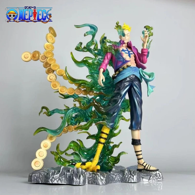 

33cm One Piece Figures Marco Anime Figure Gk Figurine Iu Immortal Birds Model Pvc Statue Toys Doll Collection Room Gifts Decora