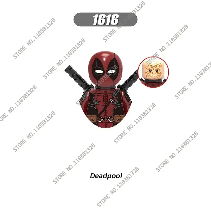Hot Toys Marvel Legends Bricks For Toys Gifts GH0529-GH0536 New Mini Action Figures Children Building Blocks For Party Gift