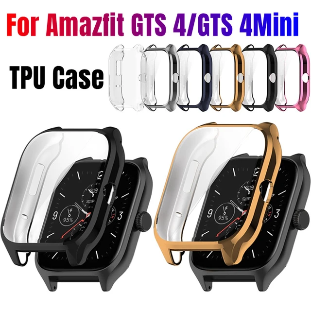 TPU Protective Case for Amazfit GTS 4 Mini Smart Watch Screen Protector  Film for Amazfit GTS 2 Mini GTS 4mini Cover Bumper Shell - AliExpress